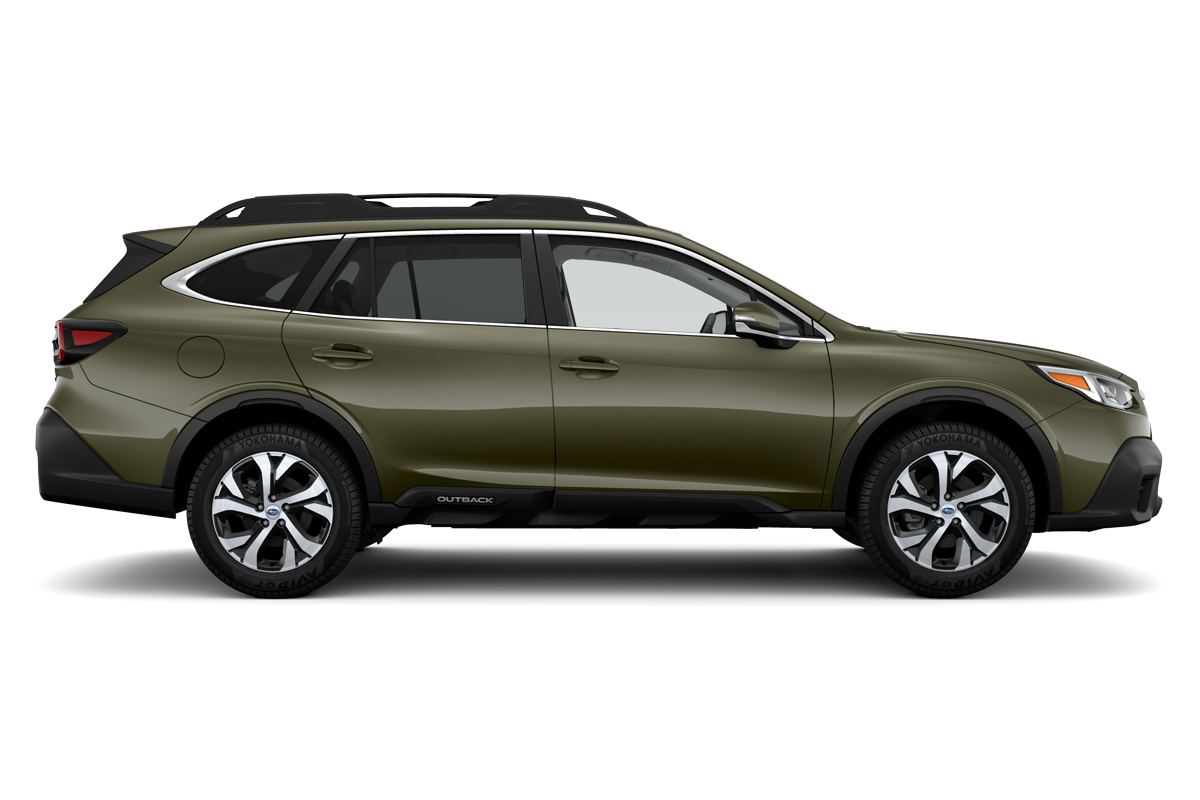 2022 Subaru Outback in Autumn Green Metallic.