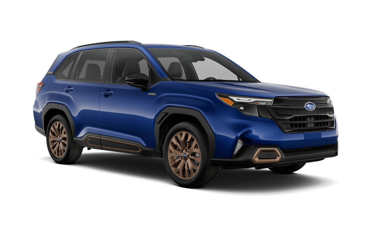 Three-sixty image of 2025 Forester Hybrid in Sapphire Blue Pearl