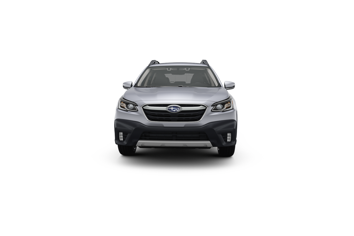 2021 Subaru Outback in Ice Silver Metallic.