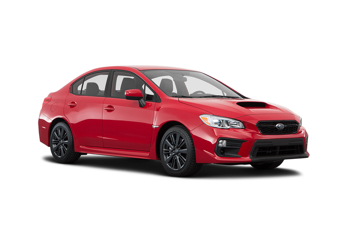 2021 Subaru WRX in Pure Red.