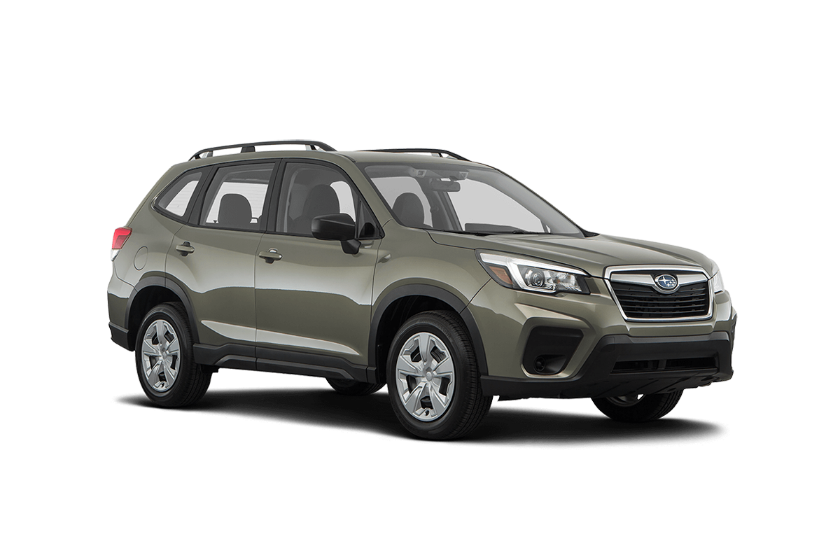 2021 Subaru Forester in Jasper Green Metallic.