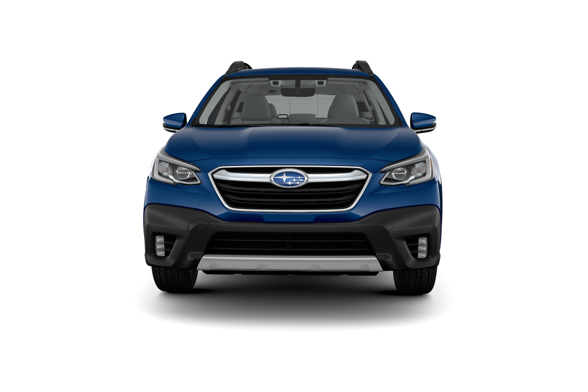 2022 Subaru Outback in Abyss Blue Pearl.