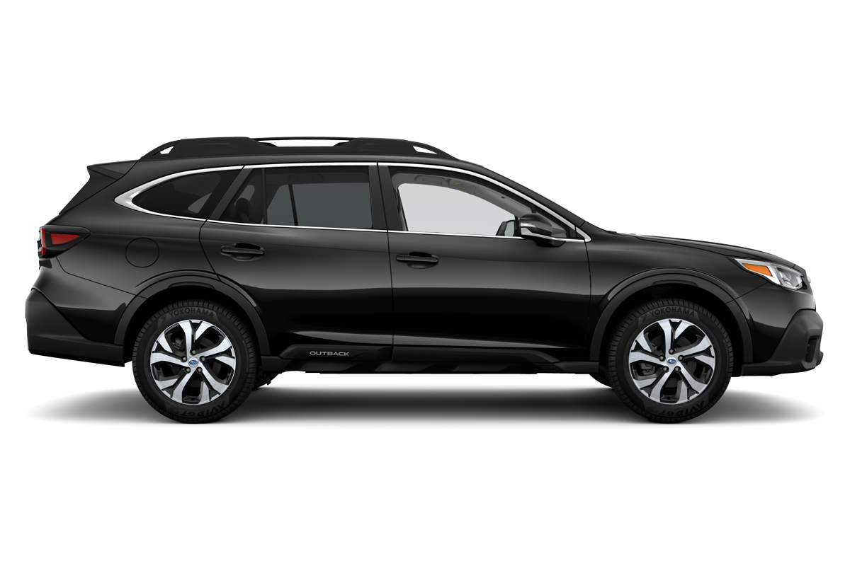 2022 Subaru Outback in Crystal Black Silica.