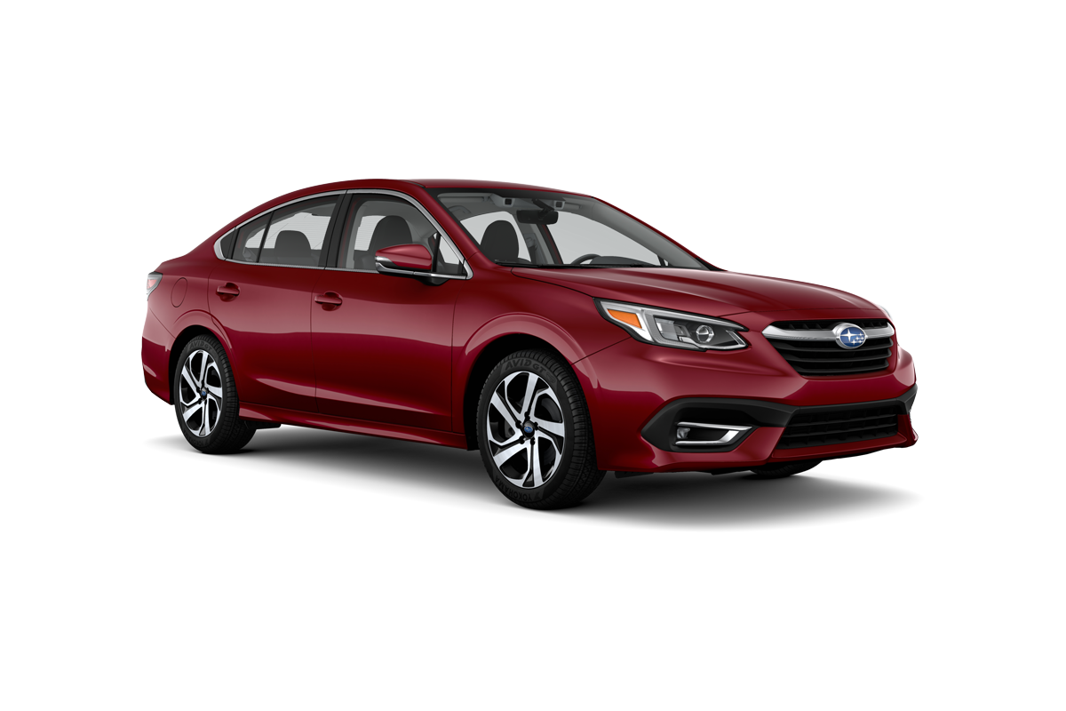 2022 Subaru Legacy in Crimson Red Pearl.
