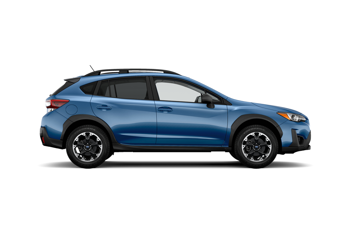 2021 Subaru Crosstrek in Horizon Blue.