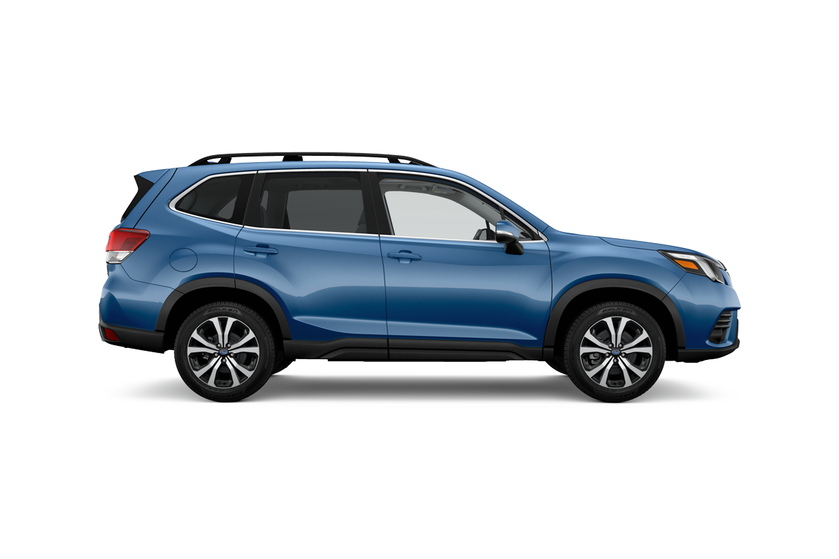 2024 Subaru Forester in Horizon Blue Pearl.