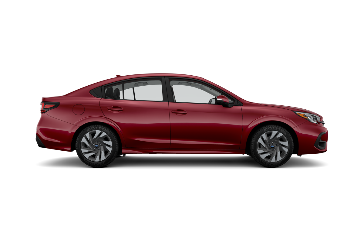 2024 Subaru Legacy in Crimson Red Pearl.