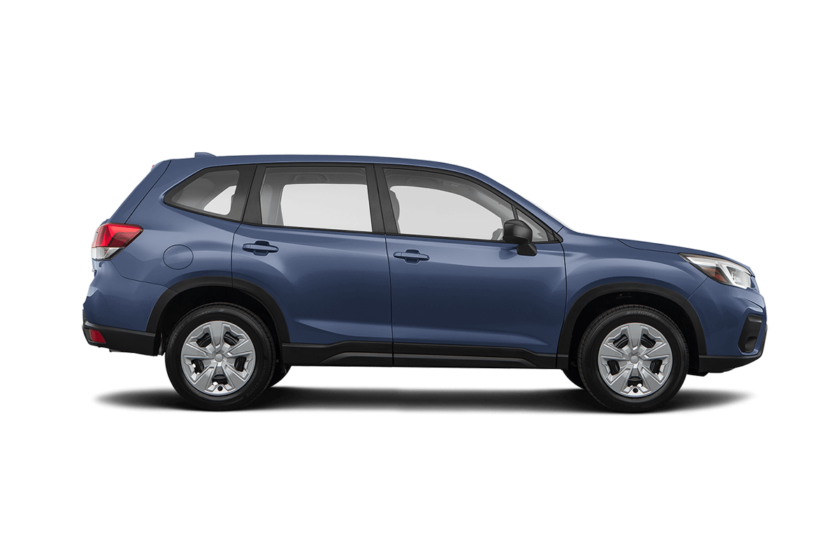 2021 Subaru Forester in Horizon Blue Pearl.