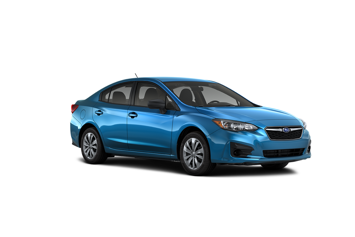 2021 Subaru Impreza in Ocean Blue Pearl.