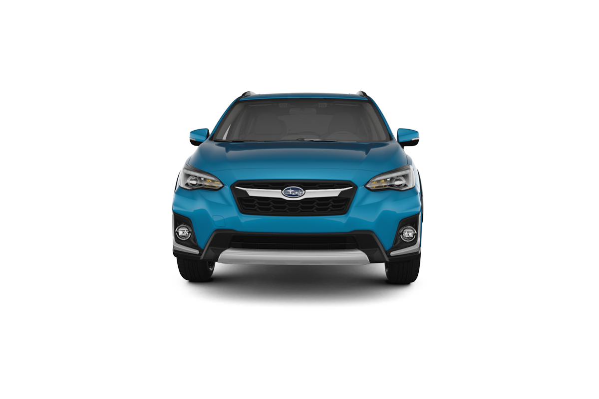 2021 Subaru Crosstrek in Lagoon Blue Pearl.