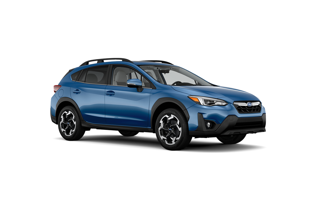 2023 Subaru Crosstrek in Horizon Blue.