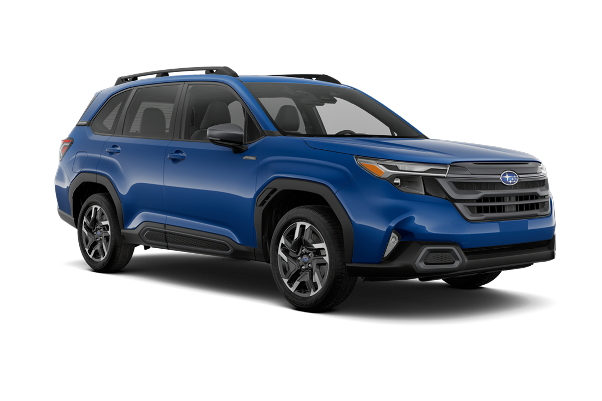 Three-sixty image of 2025 Forester Hybrid in Daybreak Blue Pearl