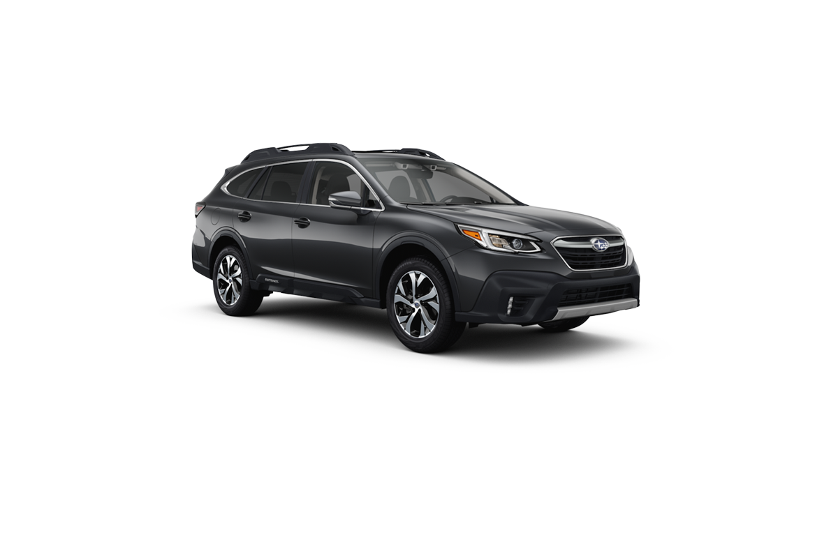 2021 Subaru Outback in Magnetite Gray Metallic.