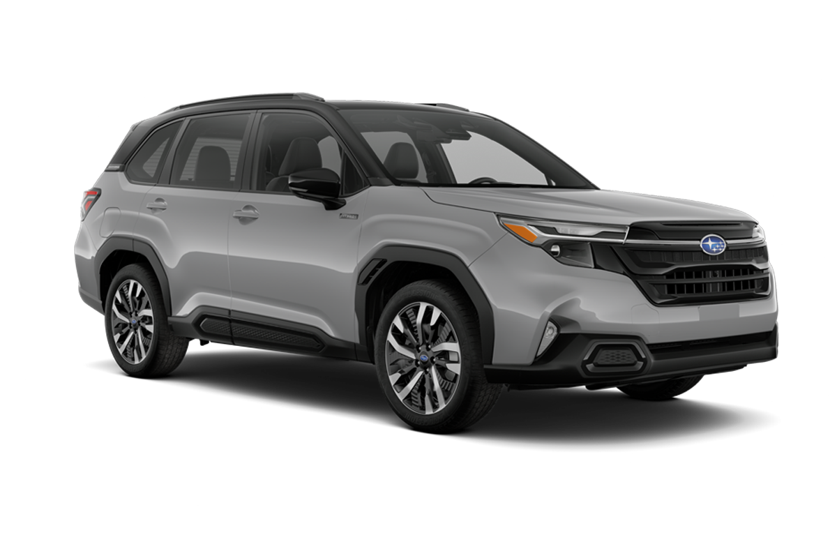 Three-sixty image of 2025 Forester Hybrid in River Rock Pearl Two Tone