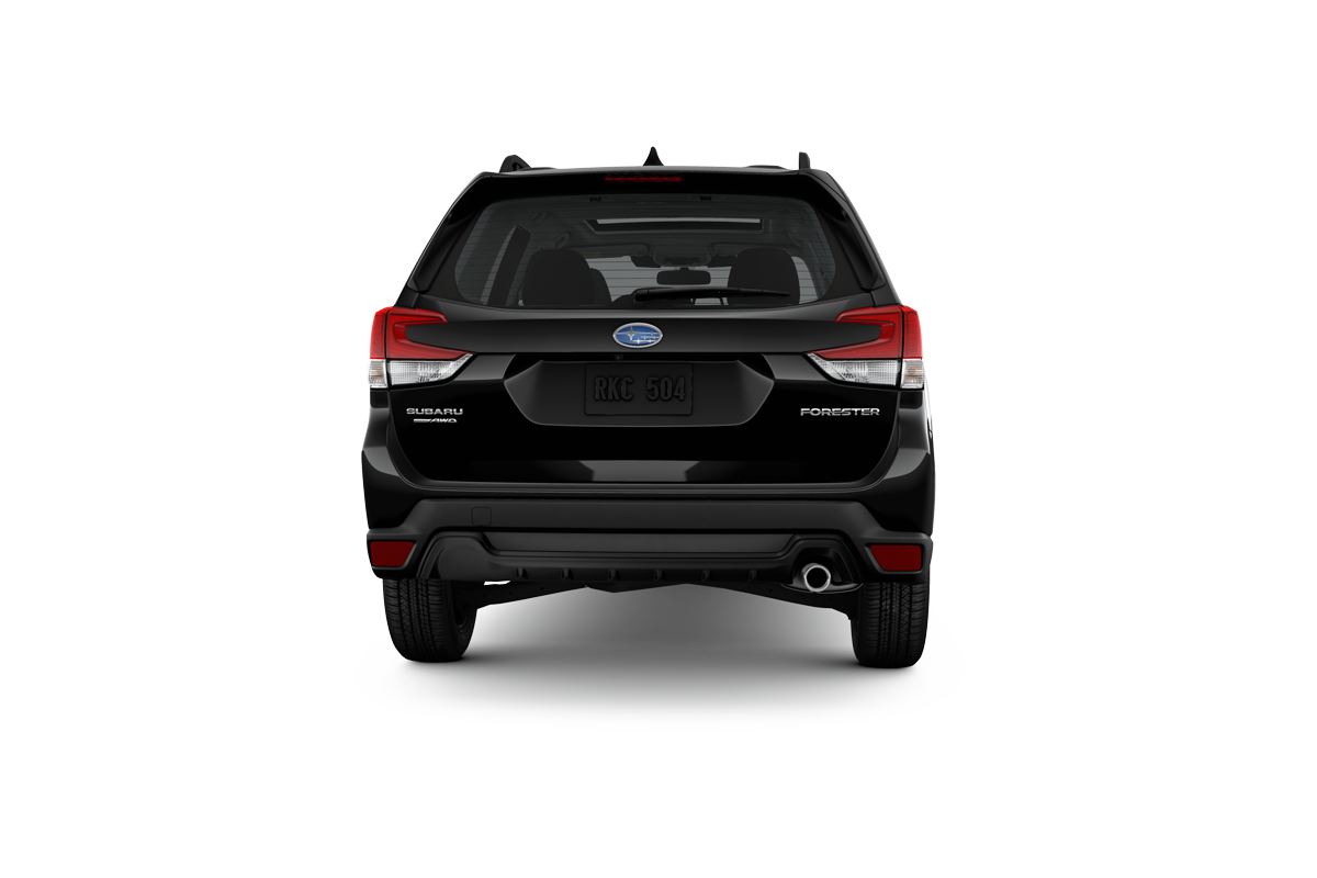 2022 Subaru Forester in Crystal Black Silica.