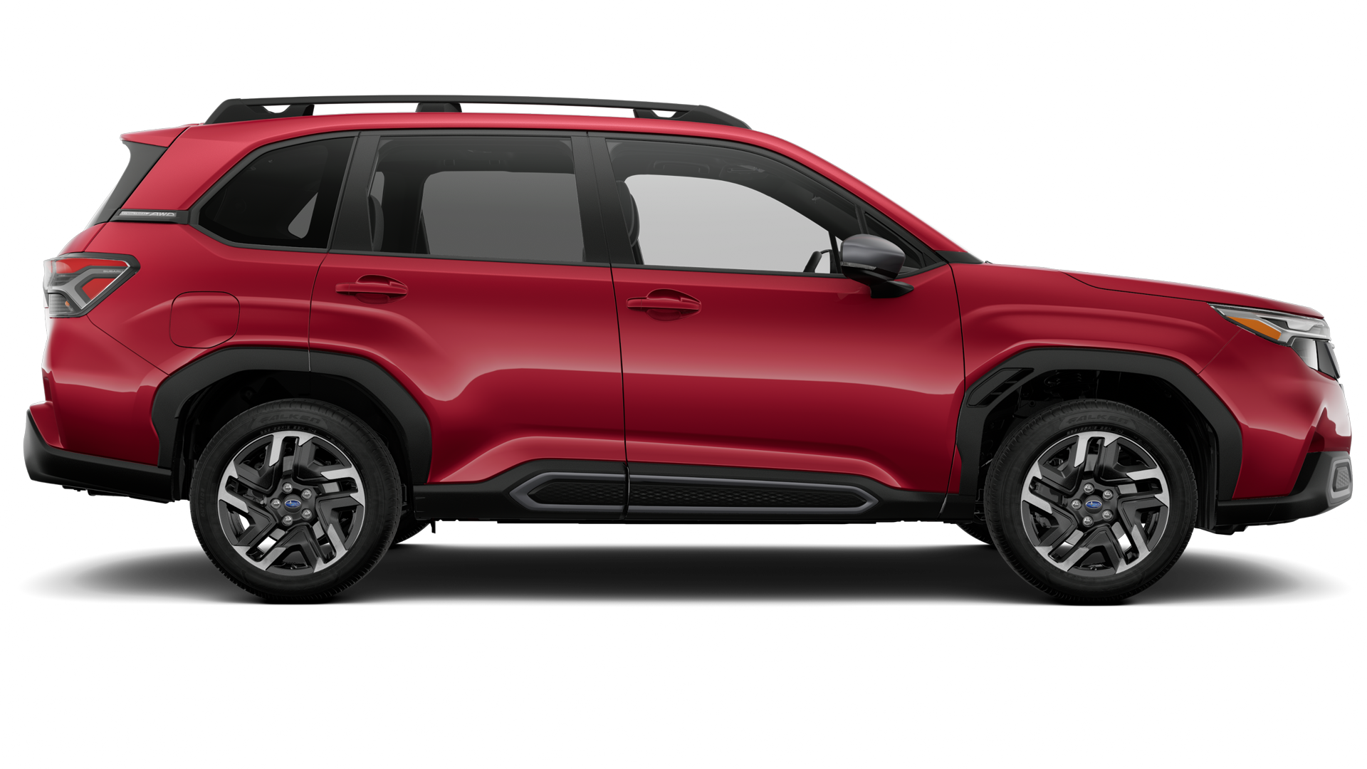 Three-sixty image of 2025 Forester in Crimson Red Pearl