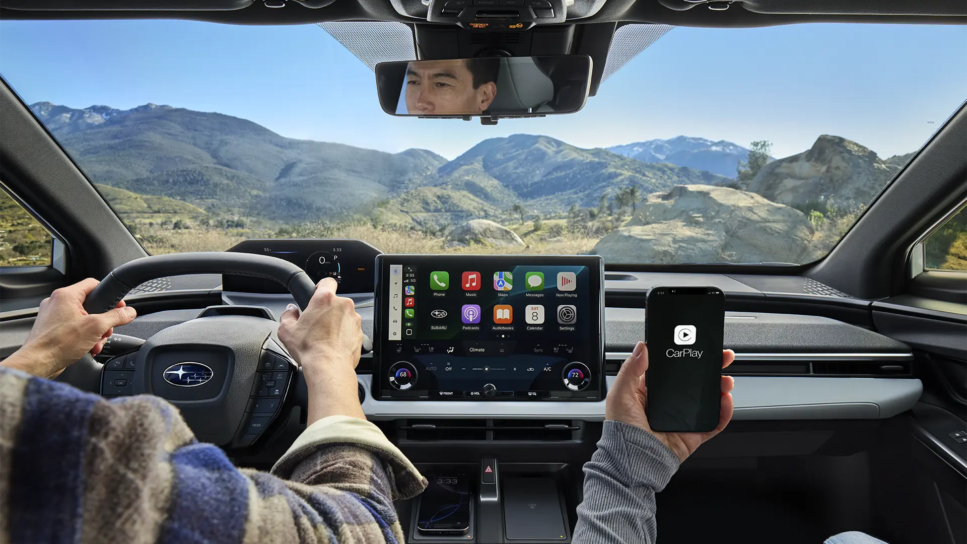 Apple CarPlay on touchscreen display