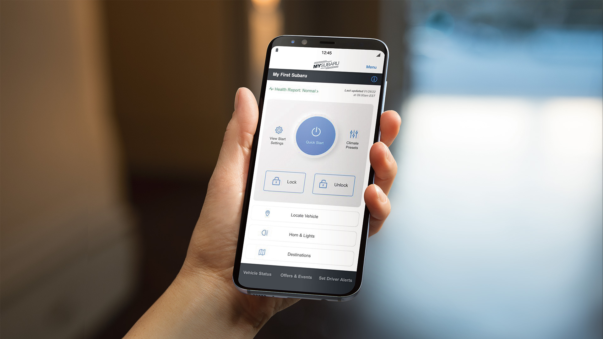 Subaru STARLINK connected services app