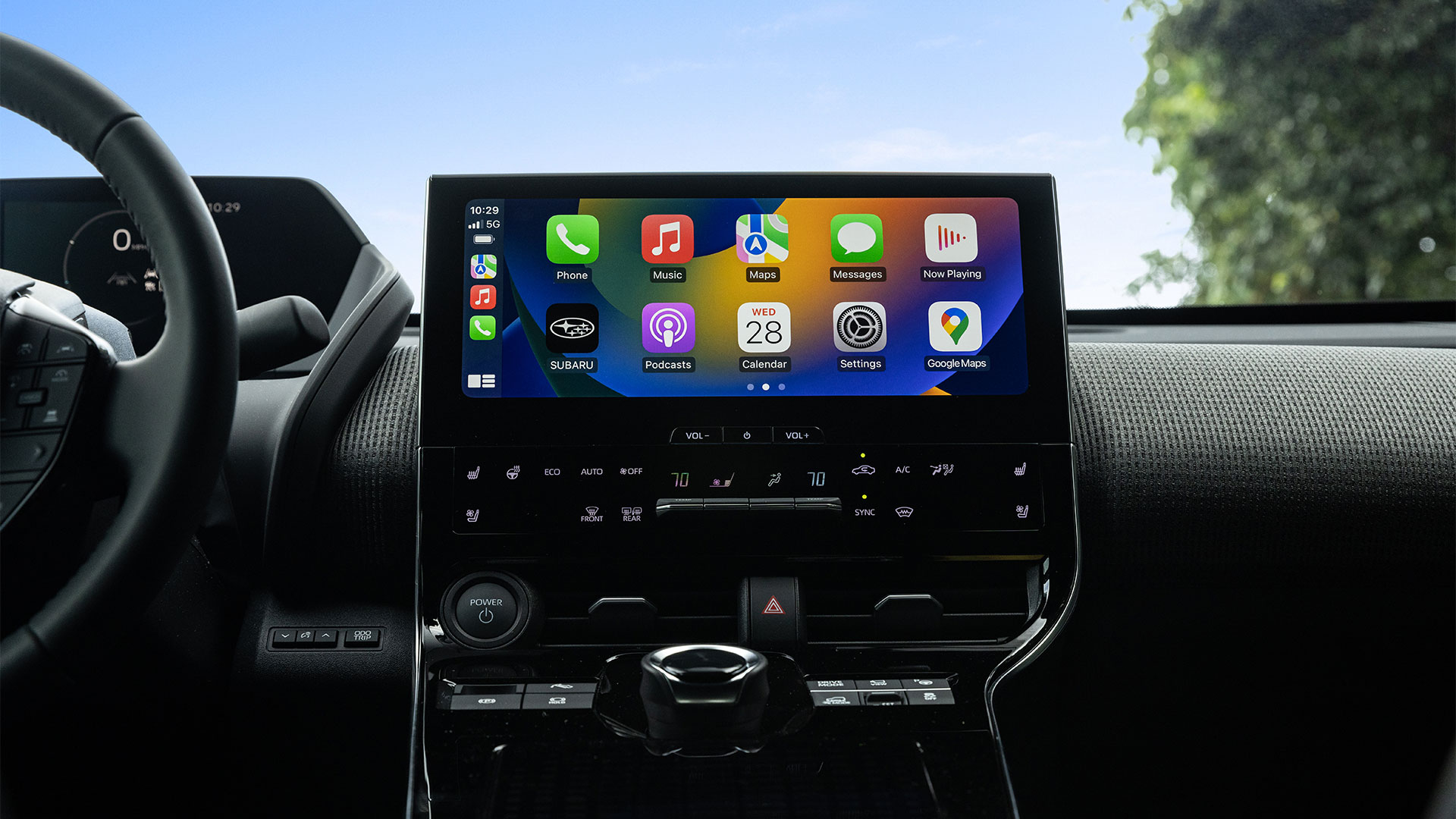 Apple CarPlay on touchscreen display