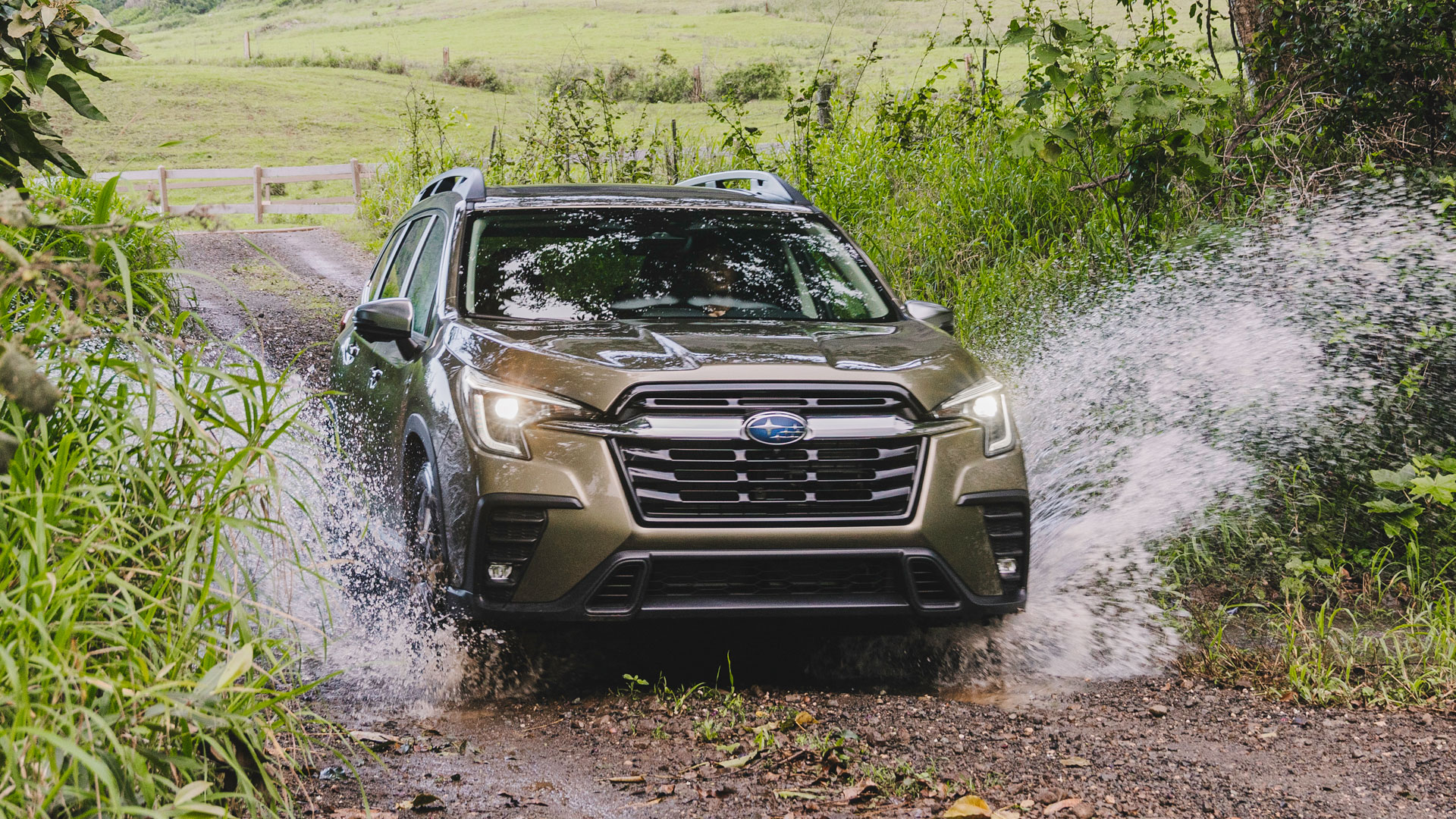 Ascent Premium 8 Passenger driving through water