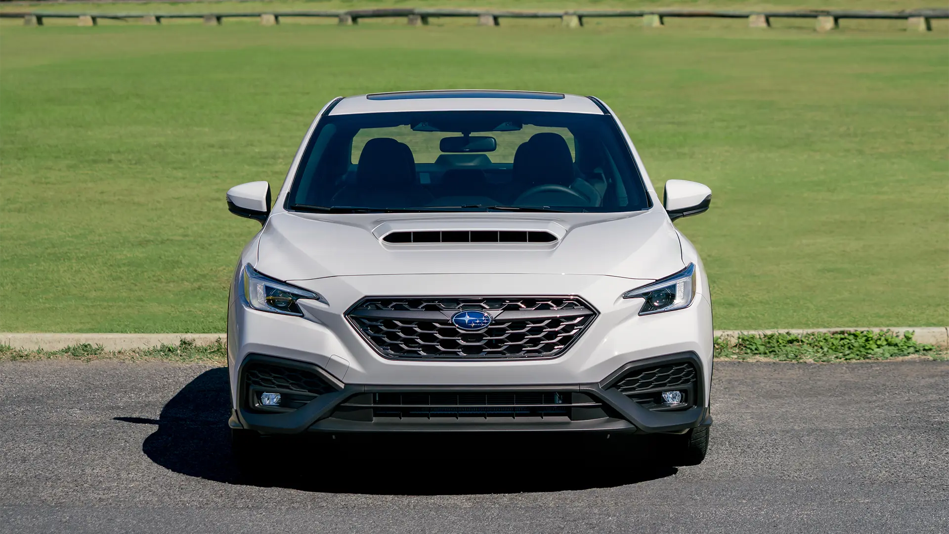 WRX GT shown in Ceramic White