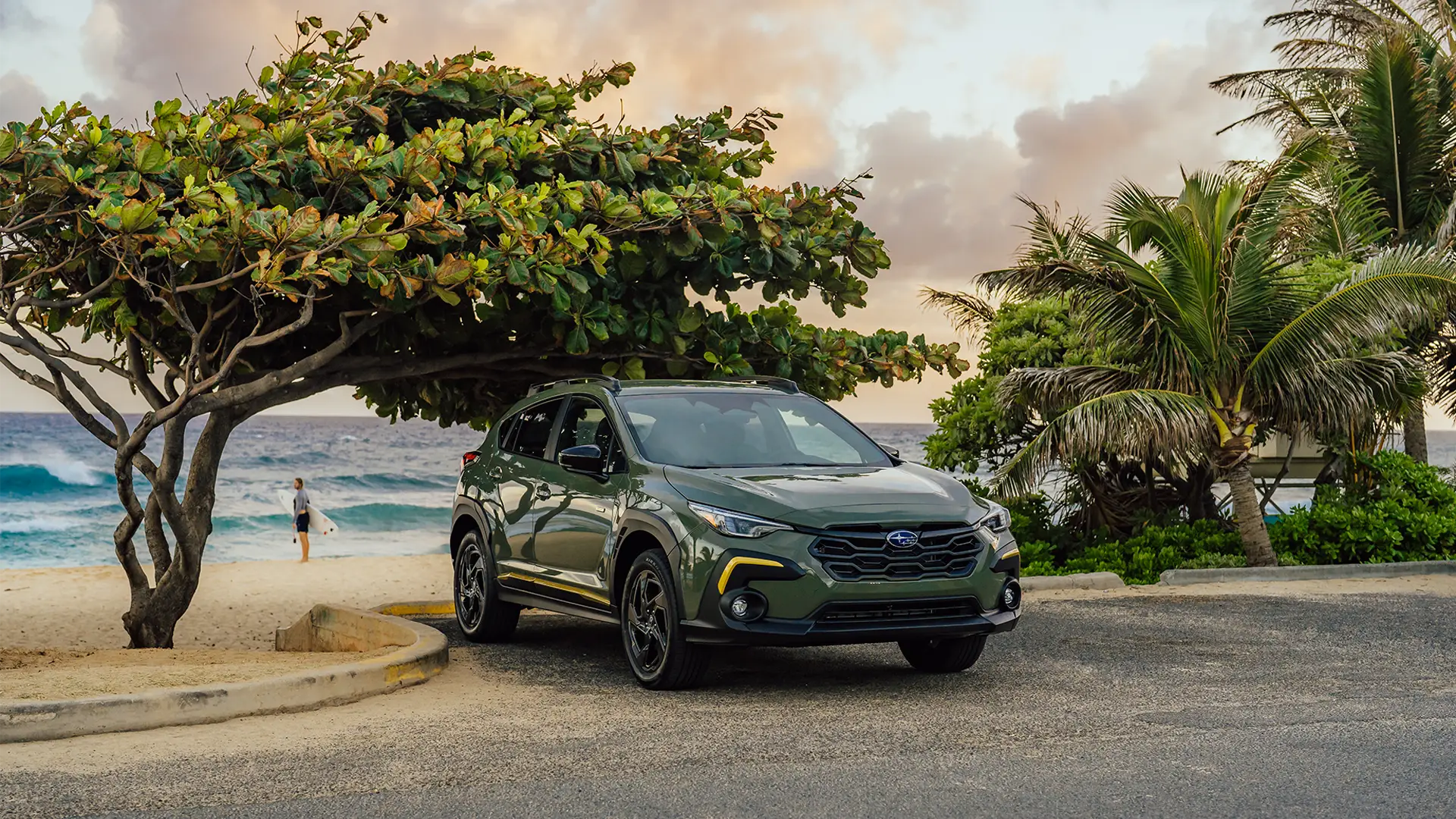 Crosstrek Sport shown in Alpine Green